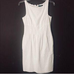 White Eyelet Ralph Lauren Dress